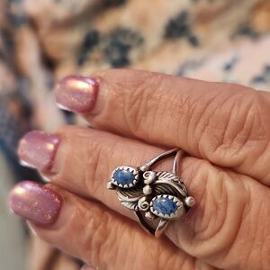 Denim Lapis ring